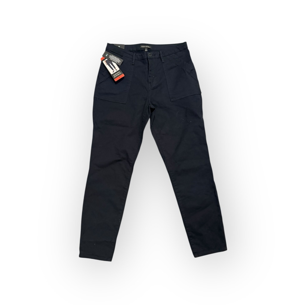 Banana Republic Women’s High Rise Twill Pant Black Sz 8 NWT - Picture 2 of 8